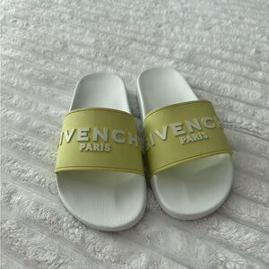 Givenchy Lemon Yellow Slides